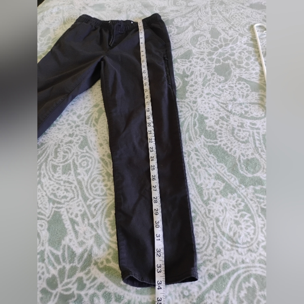 Boy's Dark Grey Drawstring Pants - Picture 4 of 6